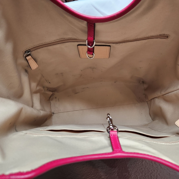 Coach Pink Leather Tote Bag F26103 - Picture 16 of 16